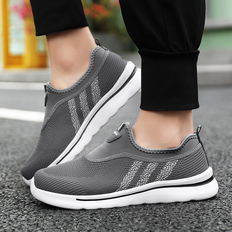 Men's Slip-On Shoes with Soft, Non-Slip Bottom