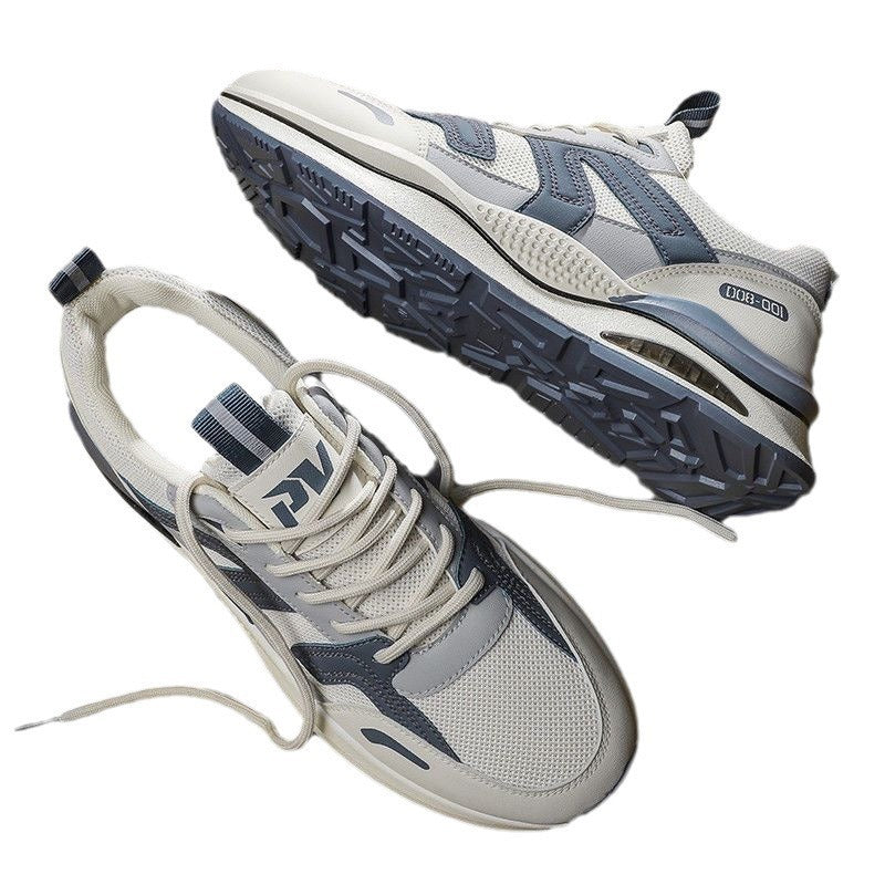 New Casual Running and Tourism Sneakers, Thick-Soled Heightened Shoes for Men