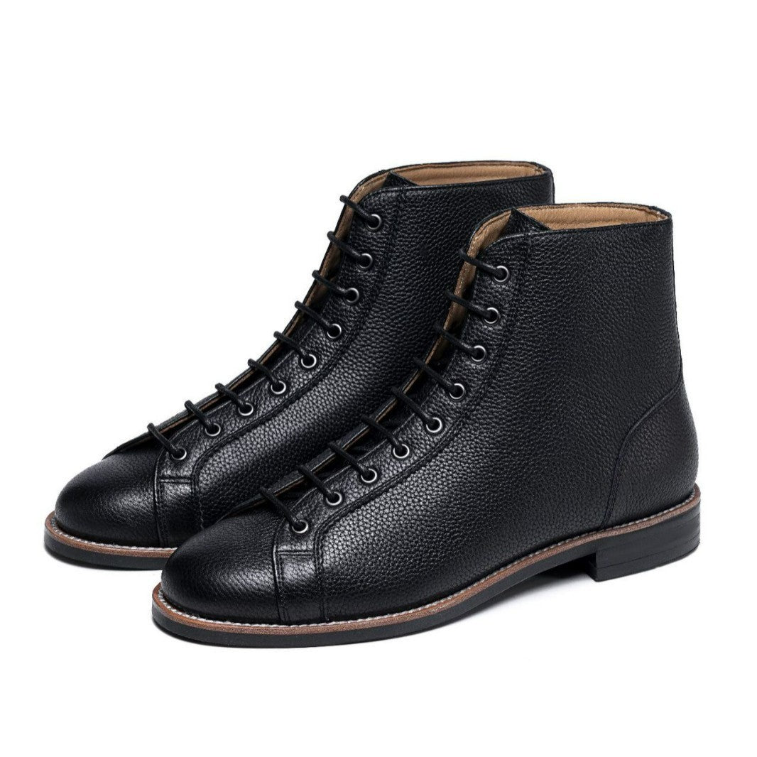 Men's Height-Increasing Square-Toe High-Top Martin Boots