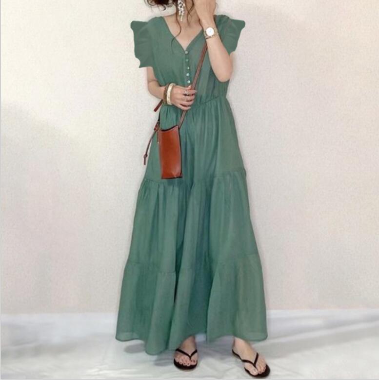 Japanese Summer Korean Style Loose Slimming Fairy Dress