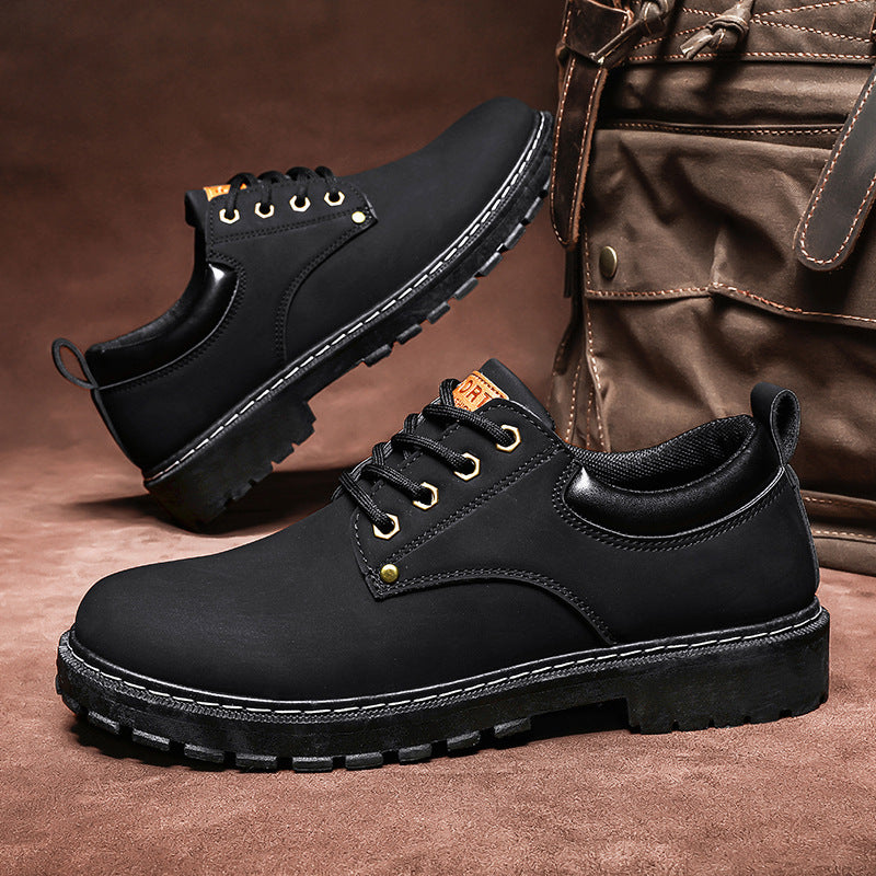 Men's Thick-Soled Height-Enhancing Casual Work Martin Boots