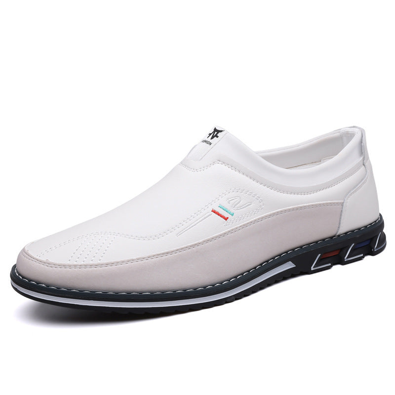 Men's Casual Business Shoes - Comfortable, Fashionable, and Available in Large Sizes