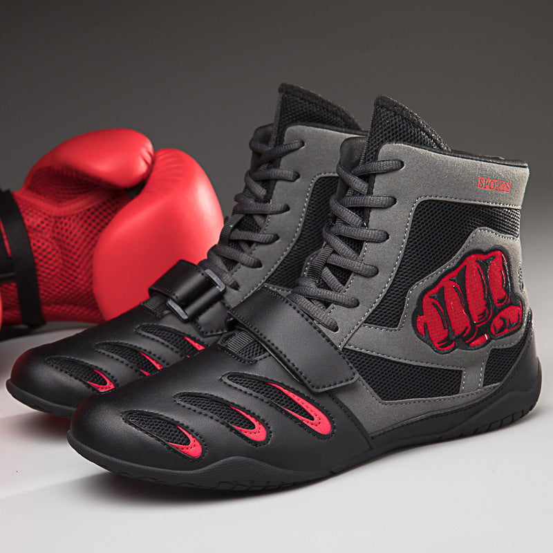 Ultra-Light, Non-Slip, Breathable Boxing and Wrestling Fighting Shoes