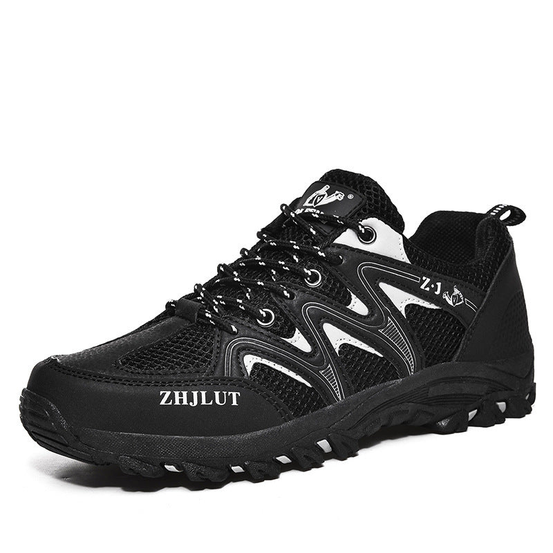 Outdoor Casual Hiking Sports Shoes – Lightweight, Breathable, Black