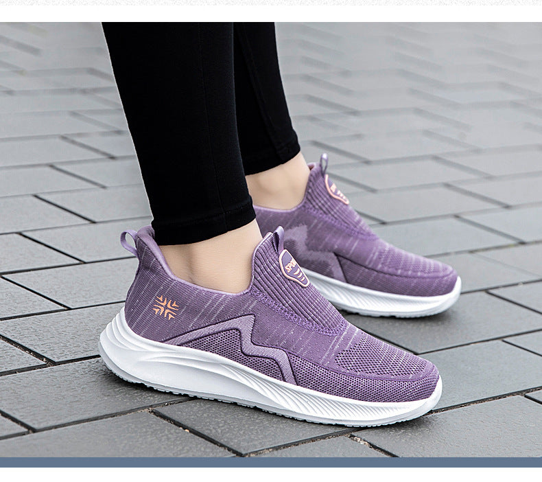 Middle-Aged and Elderly Walking Shoes – Soft Bottom, Widened Mesh Surface, Breathable Design