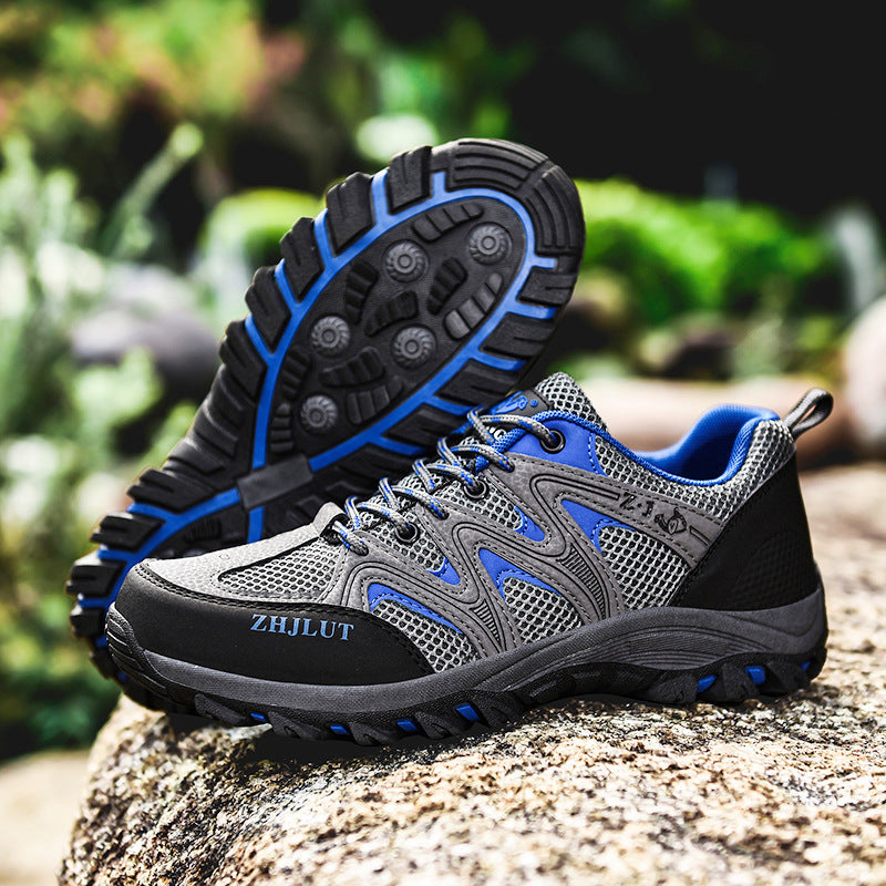 Outdoor Casual Hiking Sports Shoes – Lightweight, Breathable, Black