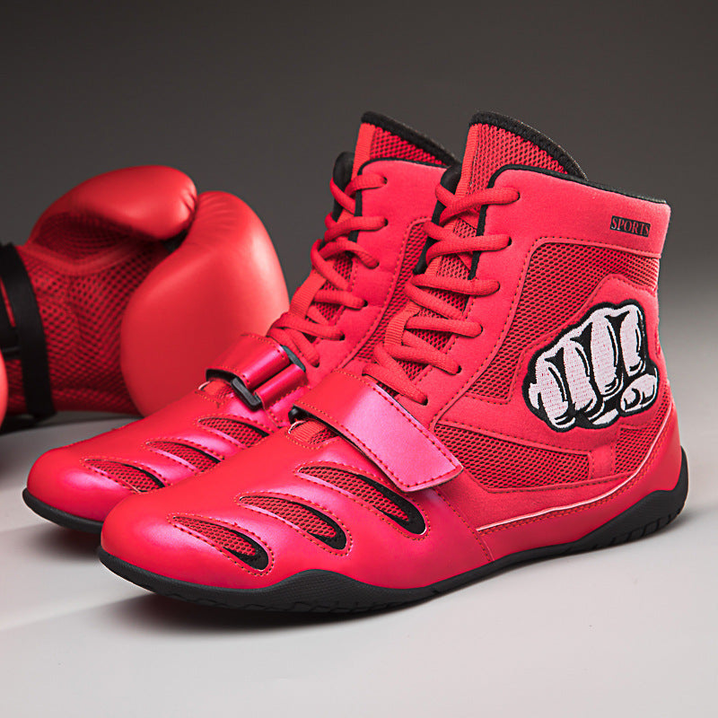 Ultra-Light, Non-Slip, Breathable Boxing and Wrestling Fighting Shoes