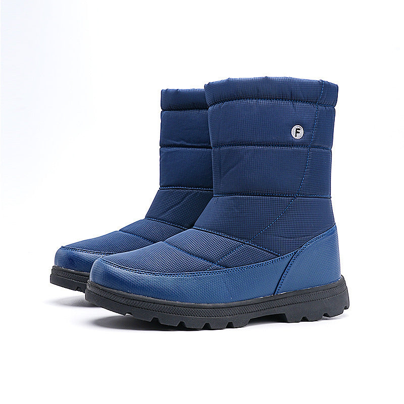 Fleece-Lined Cloth Couple Boots – Warm, Outdoor Climbing, and Leisure Style