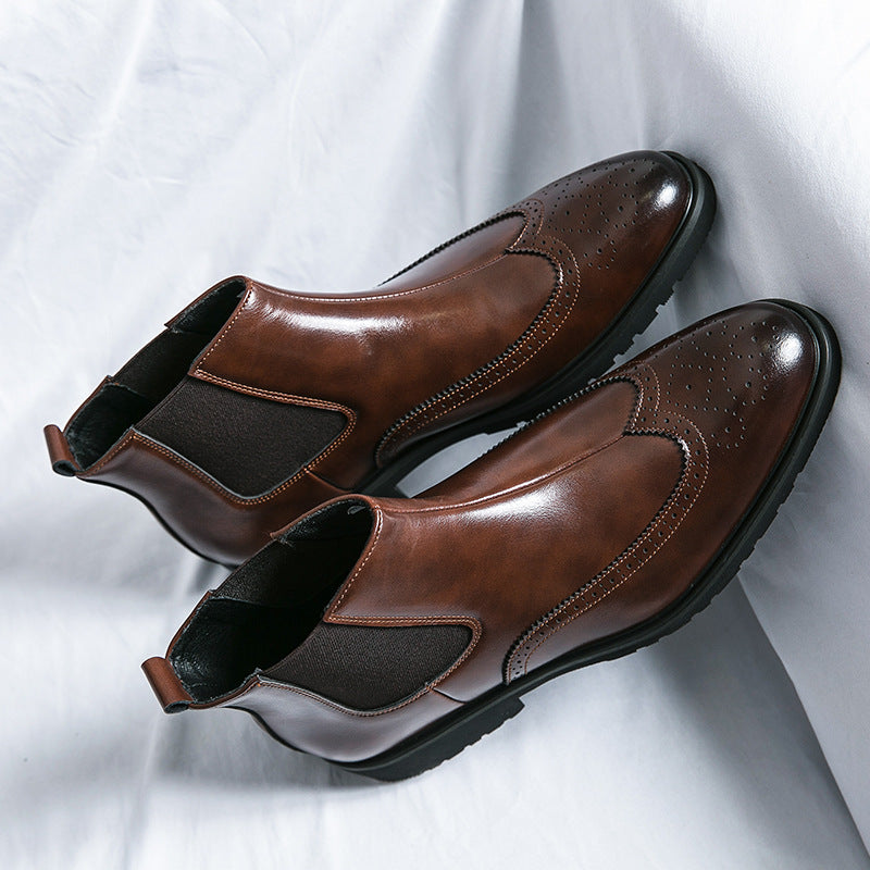 Fashionable Martin Chelsea Boots for Men, Cross-Border