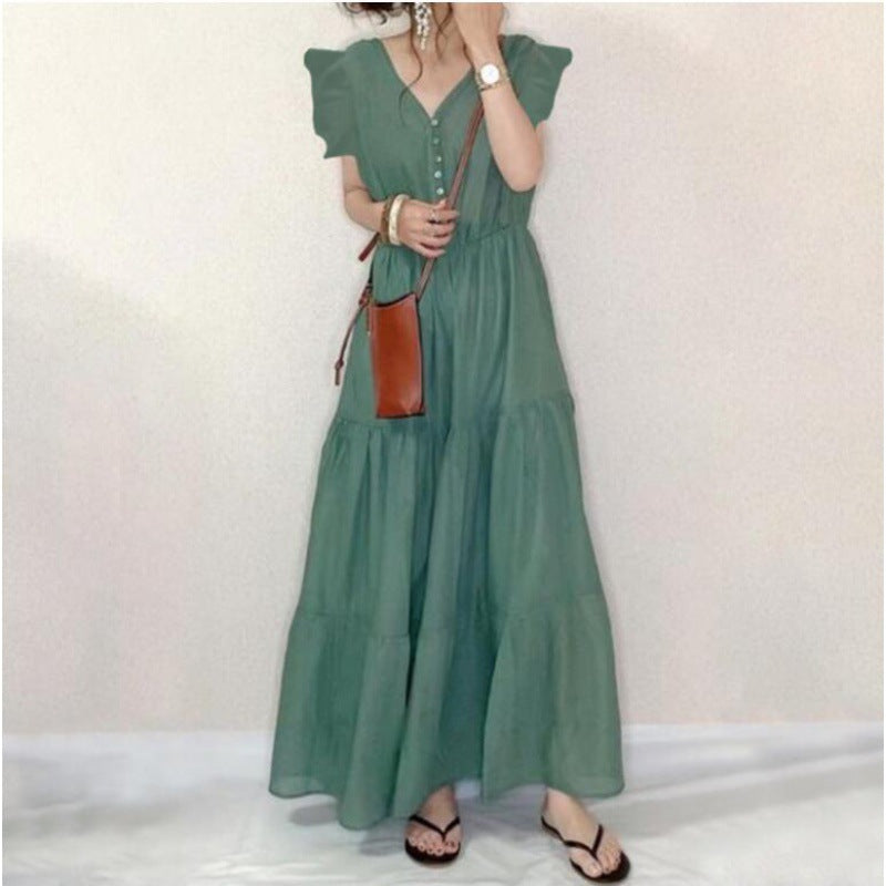 Japanese Summer Korean Style Loose Slimming Fairy Dress
