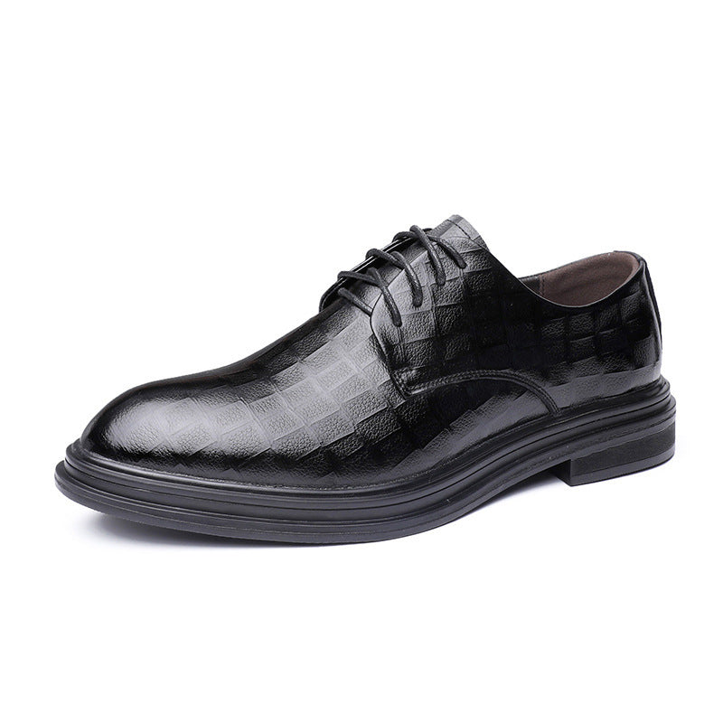 New Autumn British Men's Casual Leather Shoes – Plus Size, Genuine Leather, Business Style