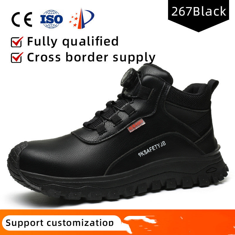 Men's Anti-Smashing, Anti-Penetration, Non-Slip Wearable Safety Shoes