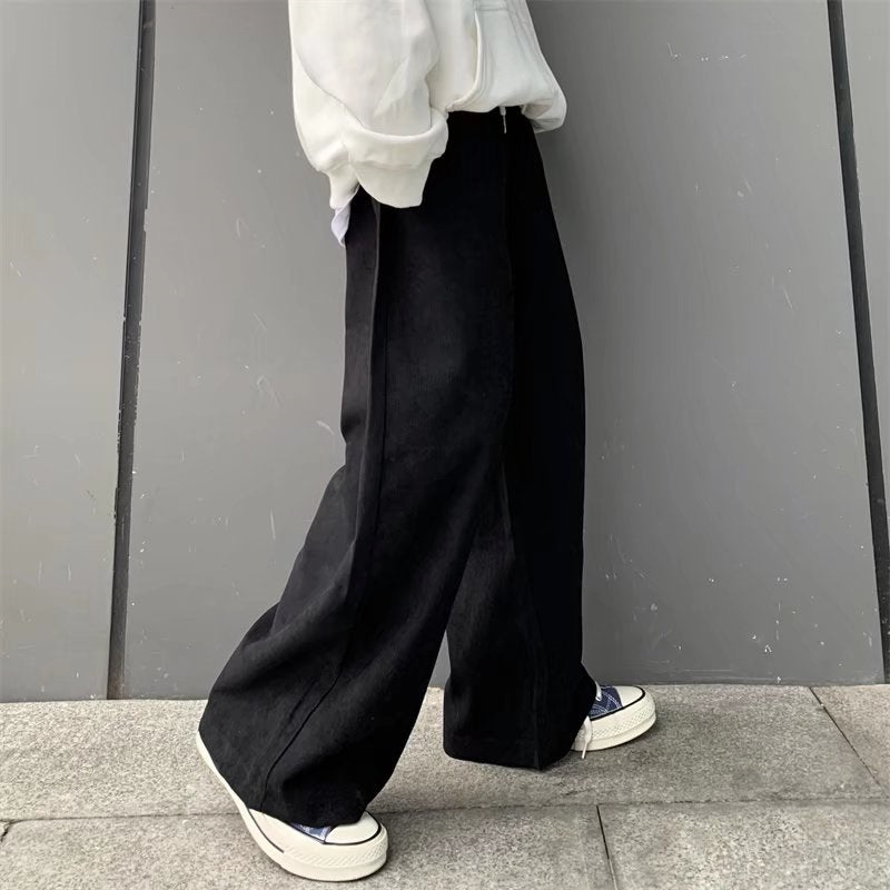 Trendy Wide Leg Casual Pants