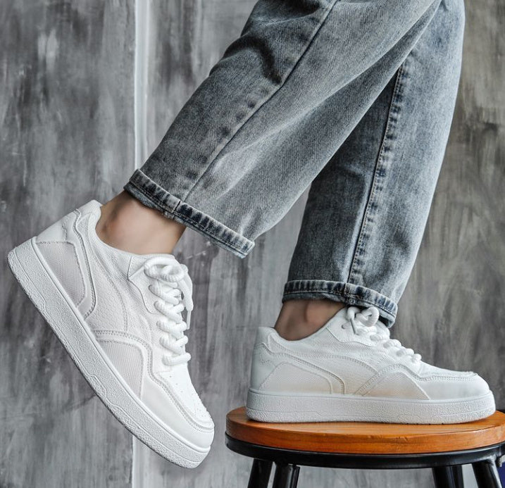 Niche Bread Skate Shoes, Casual All-Match Style with Thick Soles