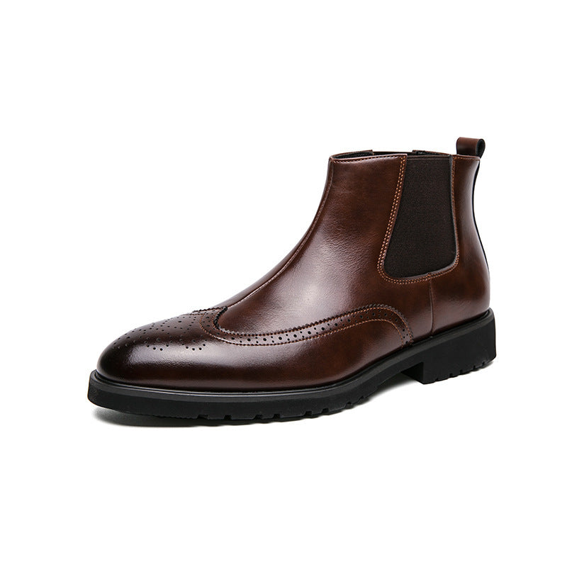 Fashionable Martin Chelsea Boots for Men, Cross-Border