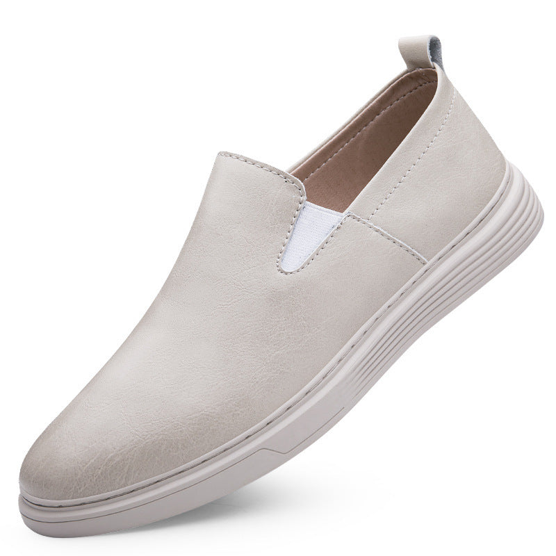 Men's Slip-On Soft Bottom Board Shoes – Hand-Stitched and Breathable Design