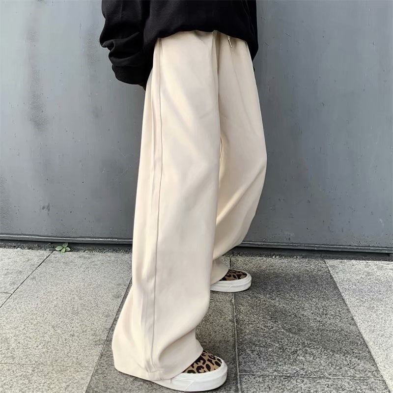 Trendy Wide Leg Casual Pants