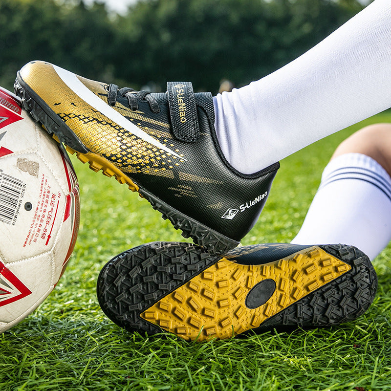 Children's Football Training Shoes with Velcro – Durable, for Youth and Primary School Students