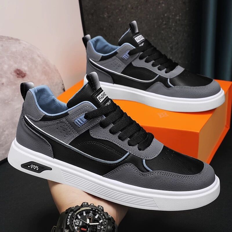 Men's Breathable Canvas Shoes – Korean-Style Trendy and All-Match Design