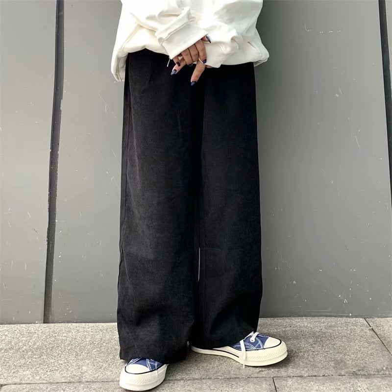 Trendy Wide Leg Casual Pants