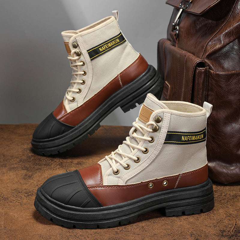 Men's New High-Top Martin Boots – British Style