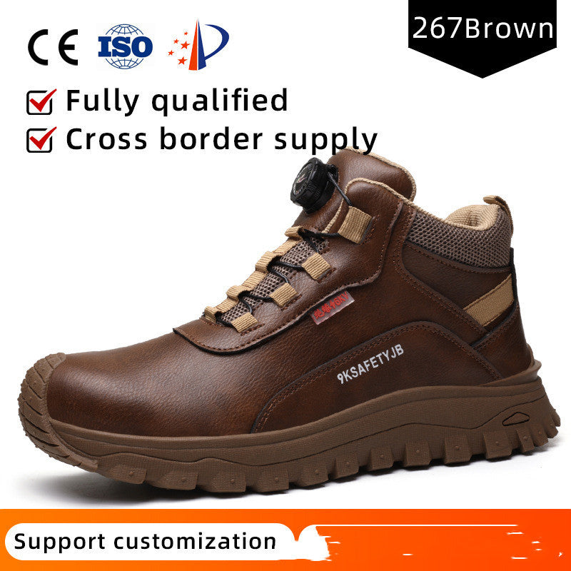 Men's Anti-Smashing, Anti-Penetration, Non-Slip Wearable Safety Shoes