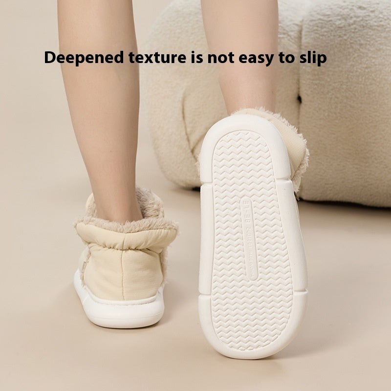 Men's Fashionable Down-filled Cotton Slippers