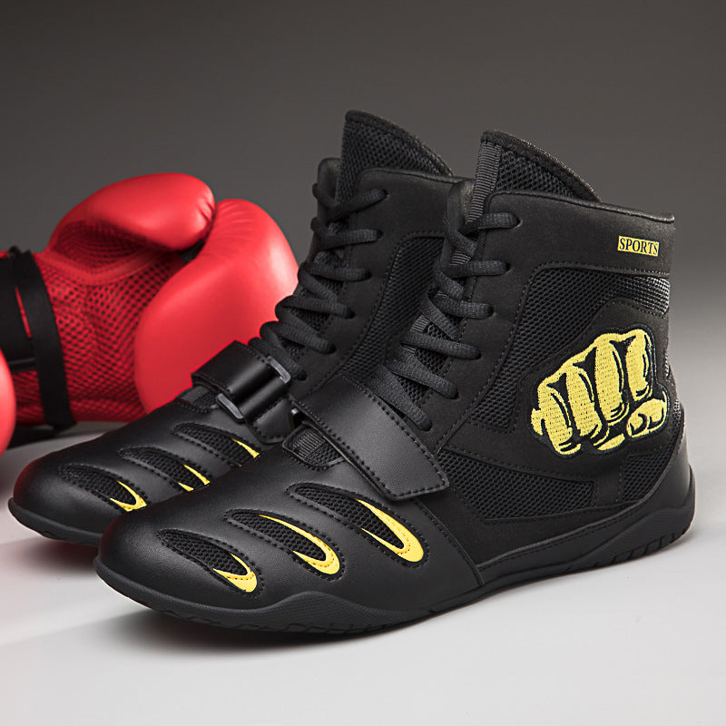 Ultra-Light, Non-Slip, Breathable Boxing and Wrestling Fighting Shoes