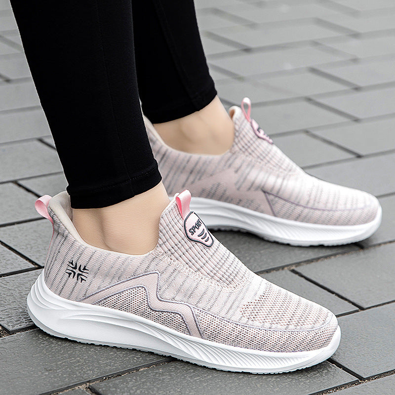 Middle-Aged and Elderly Walking Shoes – Soft Bottom, Widened Mesh Surface, Breathable Design