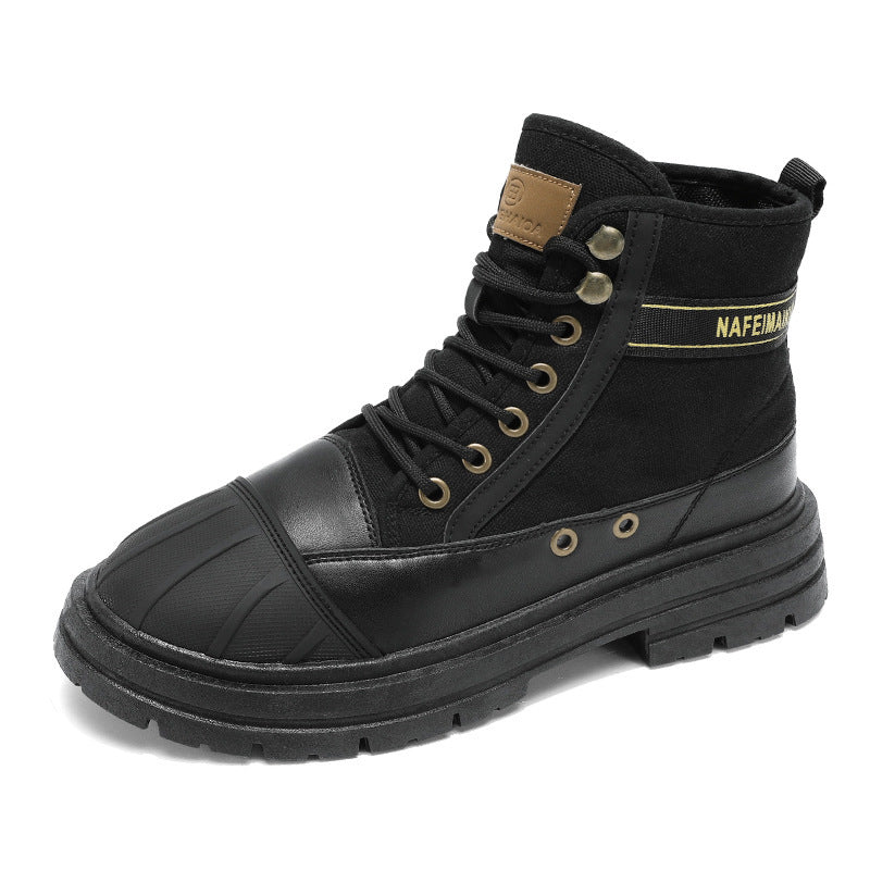 Men's New High-Top Martin Boots – British Style