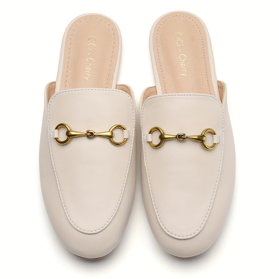 Chic Buckle Mules Backless RoundToe SlipOns for Every Occasion