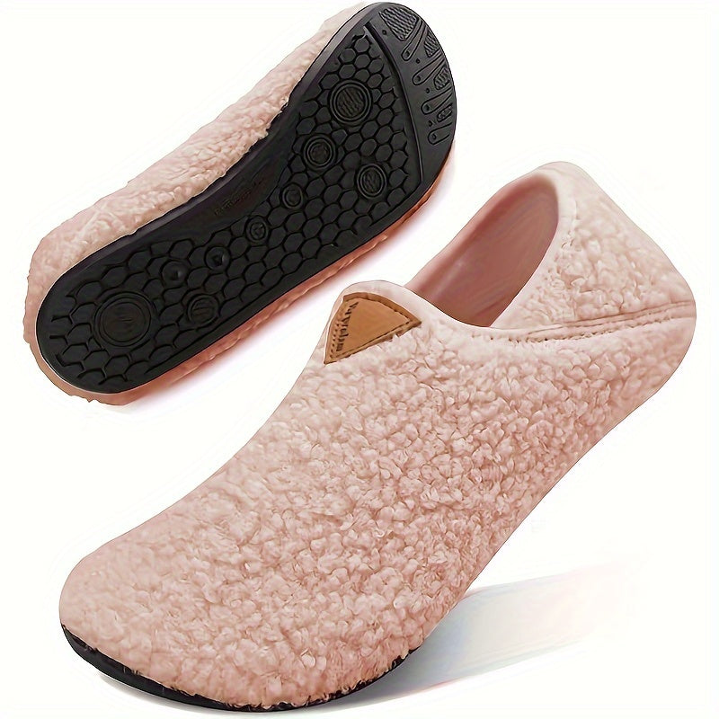 Ultra Soft Plush Slippers Cozy Non Slip Indoor Outdoor Comfort